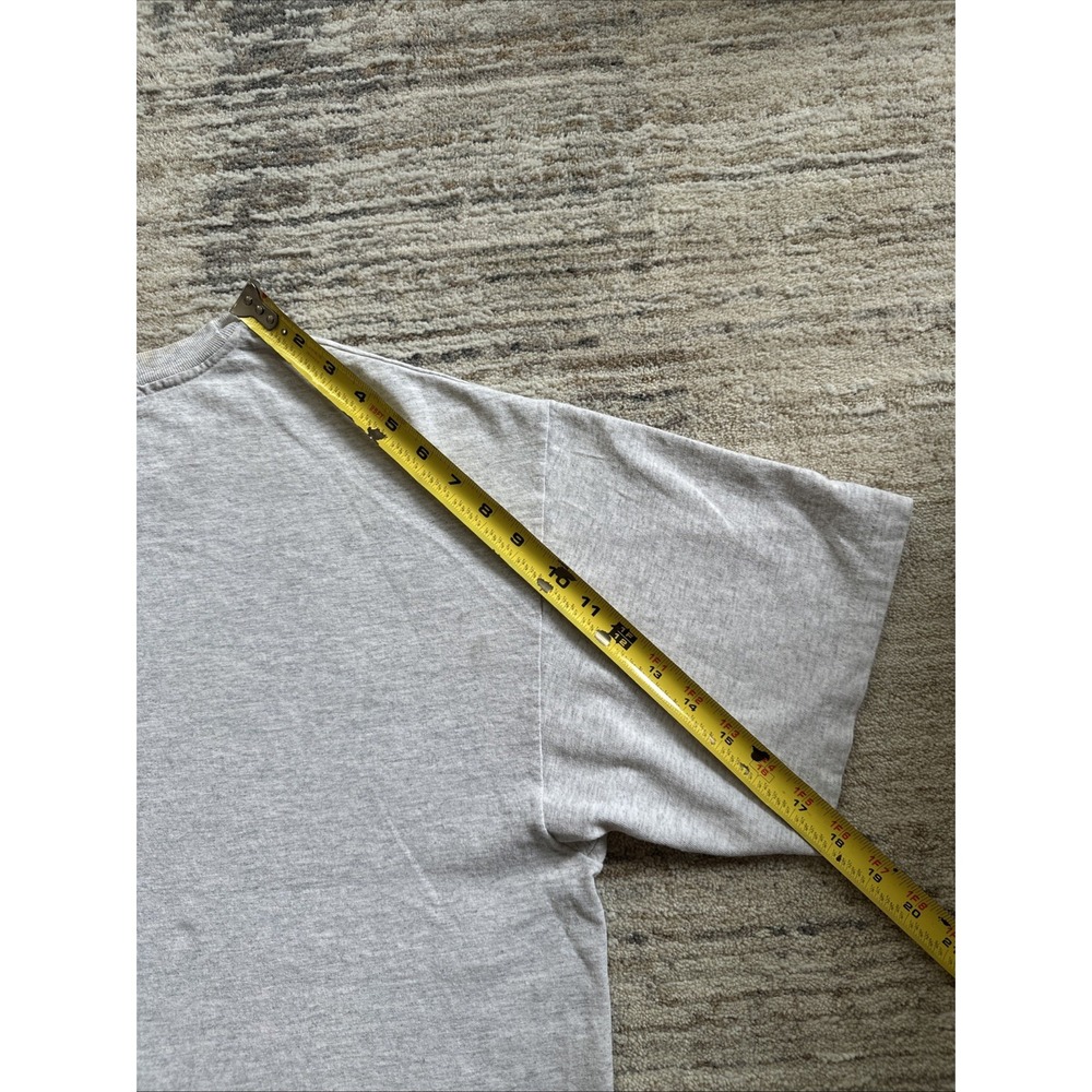 Hanes T-Shirt Men Light Gray SzXL BUDWEISER Jammin For Education(1999)VTG HeavyW - Picture 8 of 14